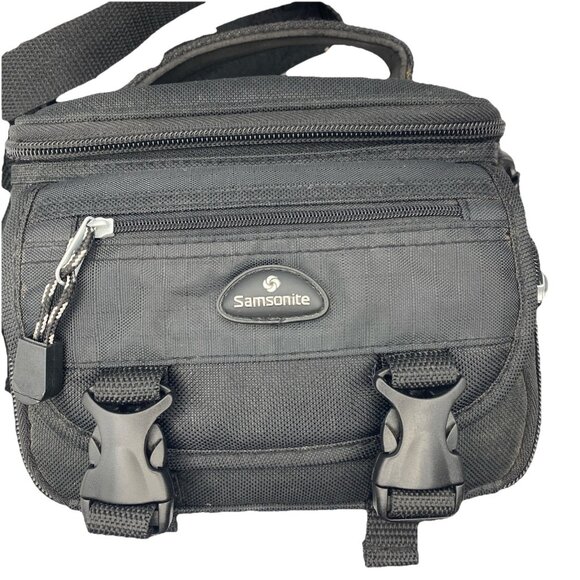 Samsonite Other - Samsonite Camera Bag Padded Small DSLR Point n Shoot Pockets Strap Black